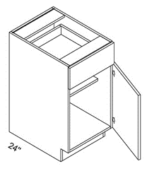 DarkOak Base Cabinet B12  