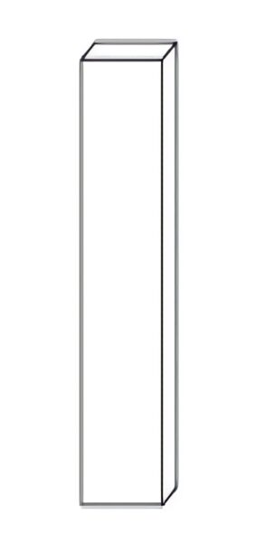 DarkOak Wall Filler - 3"W X 42"H  
