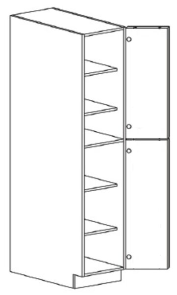 DarkOak Wall Pantry  Wp1590  