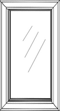 Modern White Glass Door 12' X 36' Textured Glass  